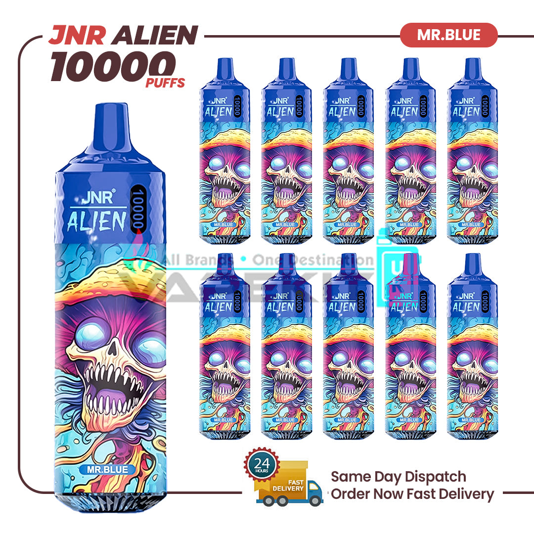 10k Puffs Mr Blue JNR Alien Disposable Vape