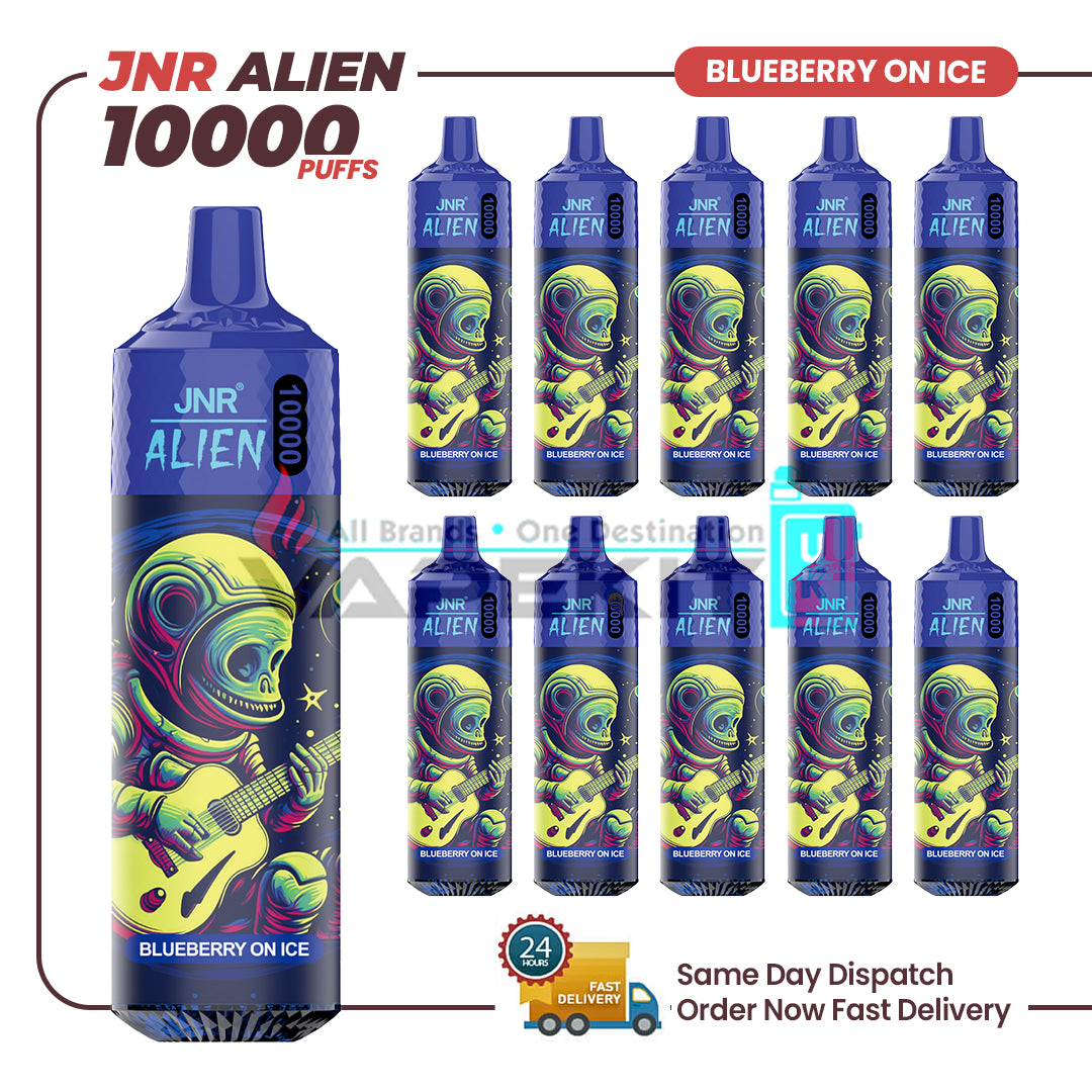 Blueberry On Ice 10k Puffs JNR Alien Disposable Vape