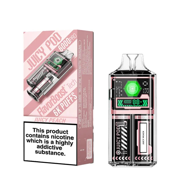 Juicy Pod 6000 Disposable Juicy Peach