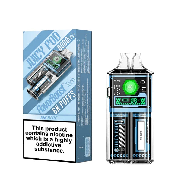 Juicy Pod 6000 Disposable Mr Blue