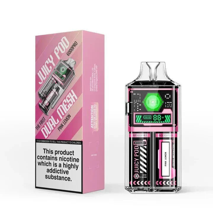 Juicy Pod 6k Prefilled Pink Lemon