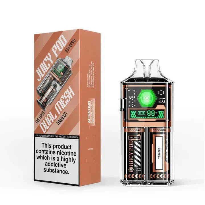 Juicy Pod Prefilled 6k Tobacco Vape