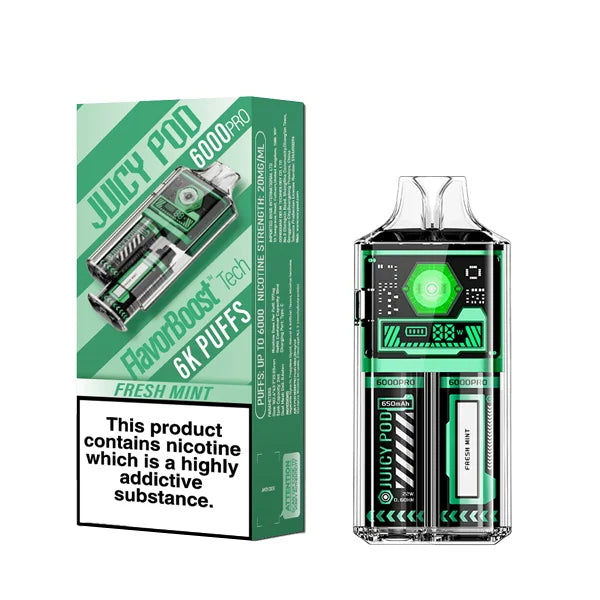 Juicy Pro 6000 Disposable Fresh Mint