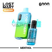 Lost Mary BM6000 Menthol Disposable Pod Vape Kit