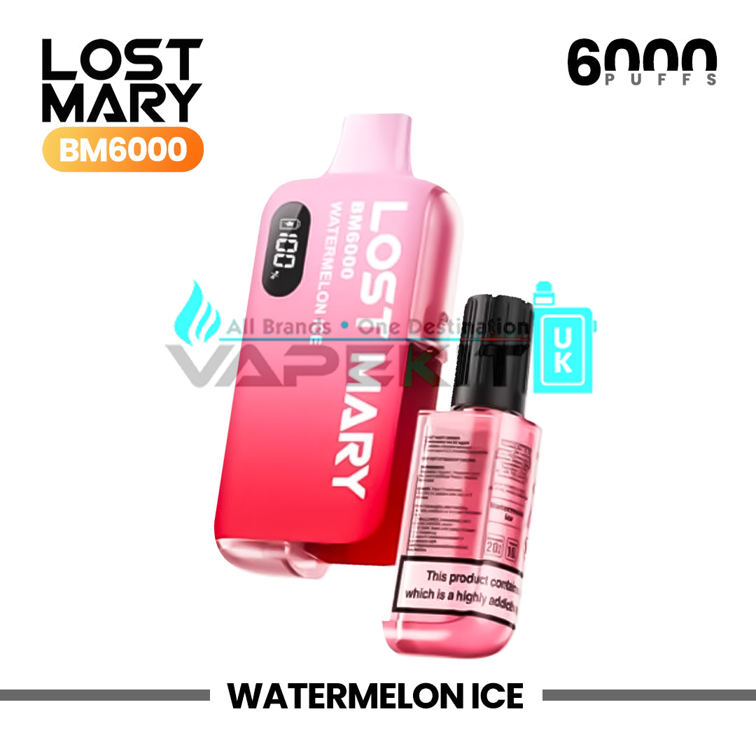Lost Mary BM6000 Watermelon Ice Disposable Pod Vape Kit