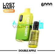 Lost Mary BM6000 Double Apple Disposable Pod Vape Kit