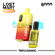 Lost Mary BM6000 Triple Mango Disposable Pod Vape Kit