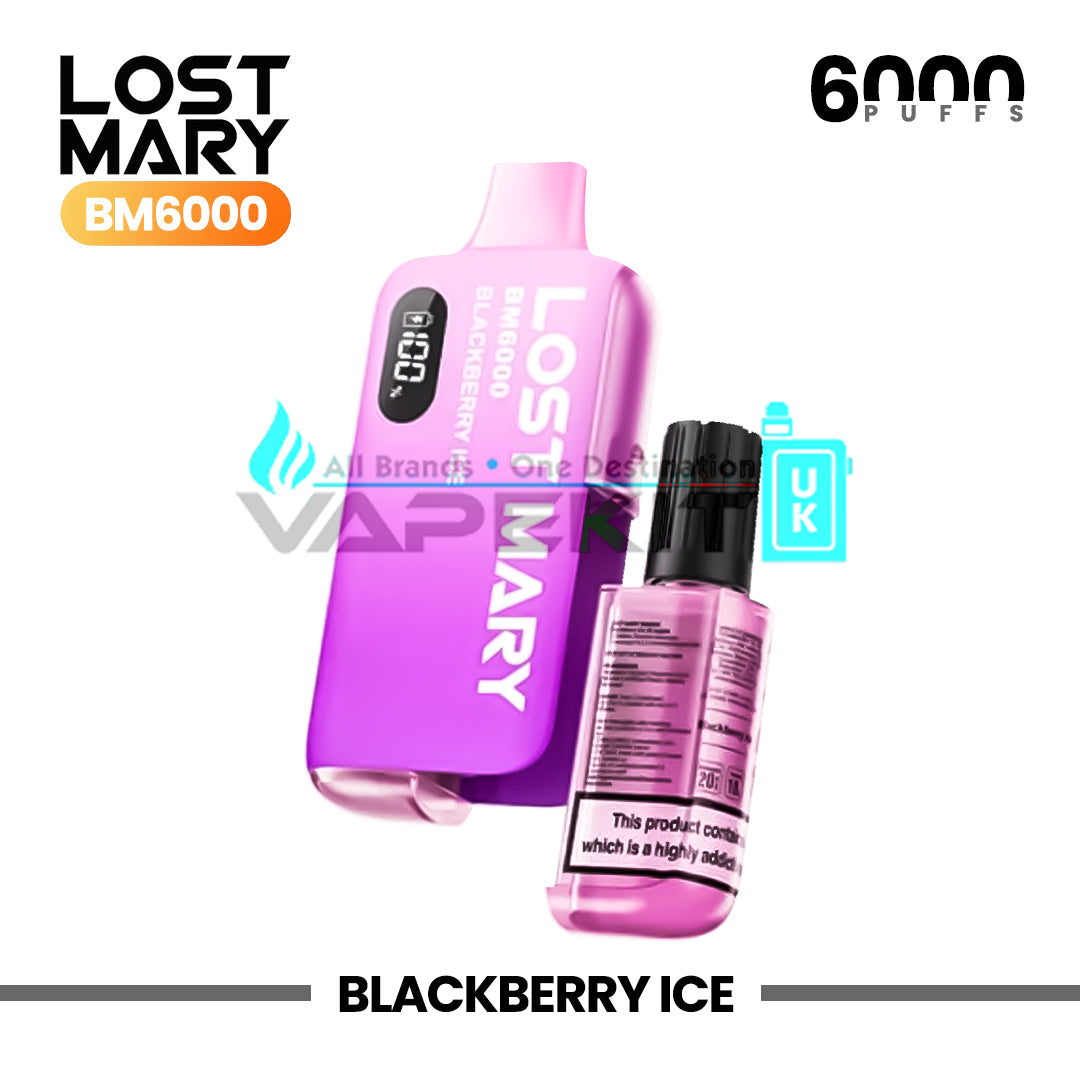 Lost Mary BM6000 Blackberry Ice Disposable Pod Vape Kit