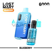 Lost Mary BM6000 Blueberry Disposable Pod Vape Kit