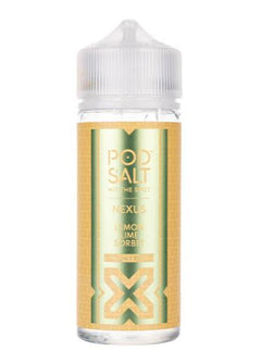 Pod Salt Nexus Lemon Lime Sorbet SHORTFILL E-LIQUID-£9.50 Only