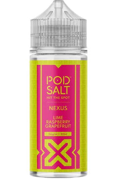 Pod Salt Nexus Lime Raspberry Grapefruit  SHORTFILL E-LIQUID-£9.50 Only