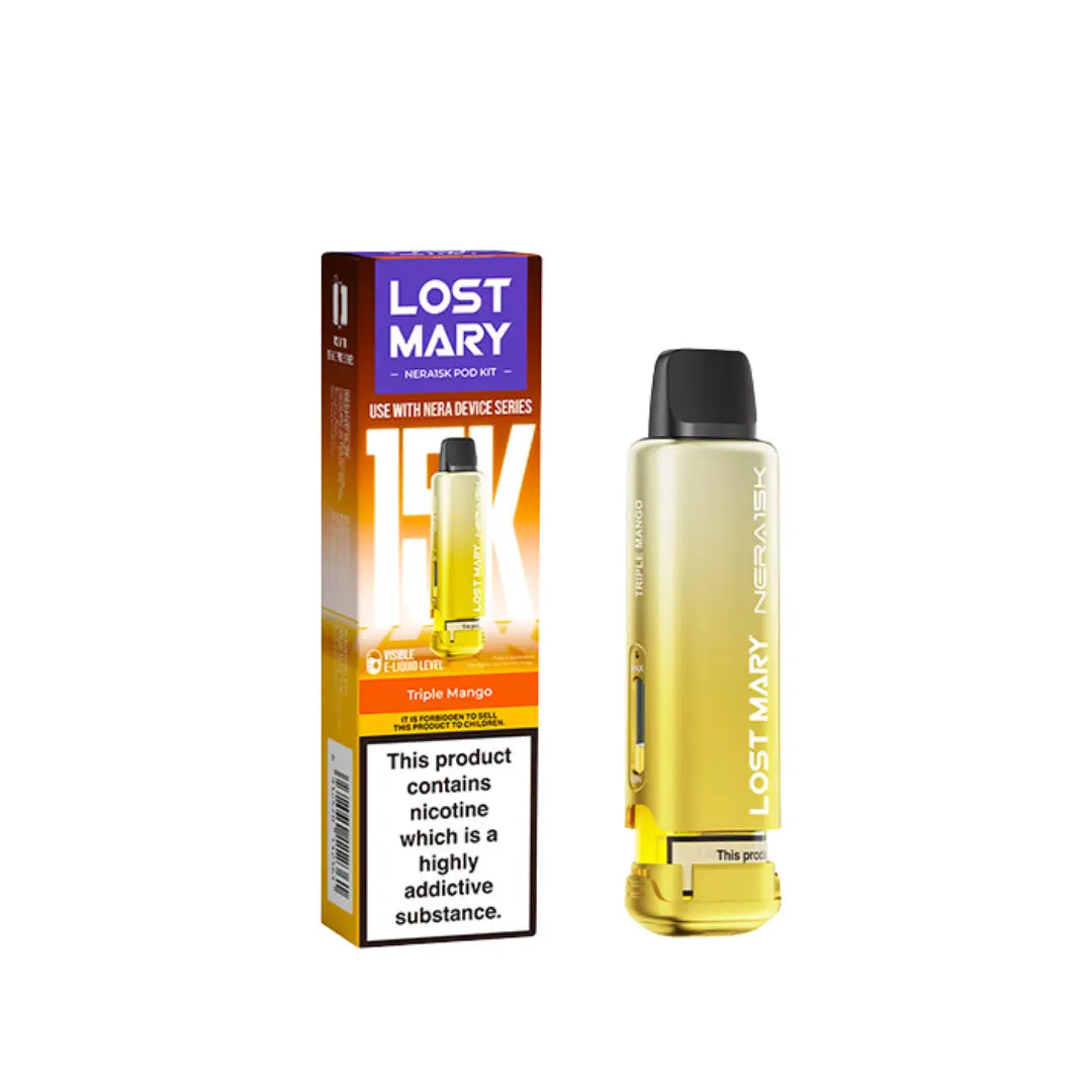 Lost Mary Nera 15k Replacement Pod Triple Mango