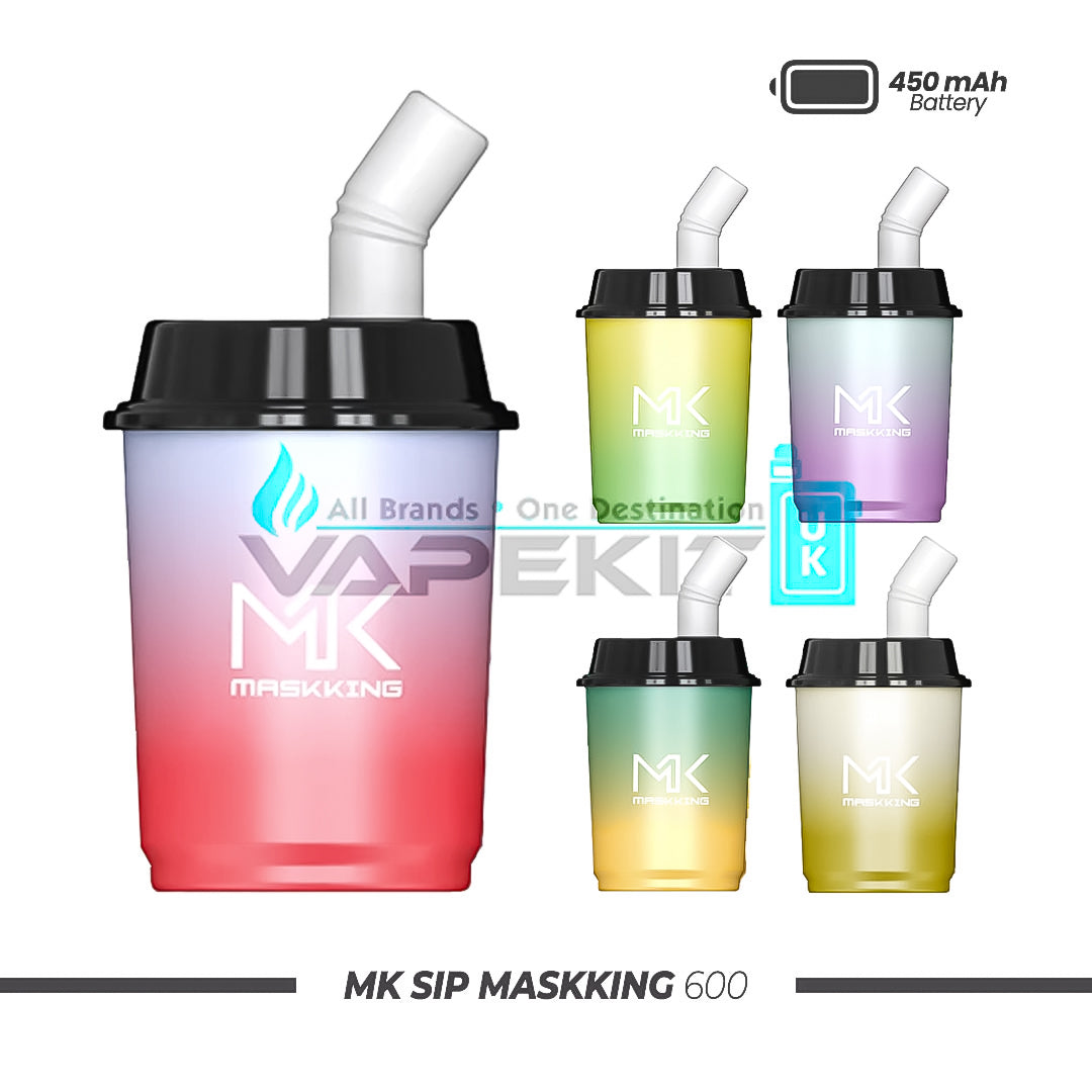 Mk Sip Maskking 600 Prefilled Vape Box of 10- Only for 29.99 Mk Sip Maskking 600 Prefilled Vape Box of 10- Only for 29.99