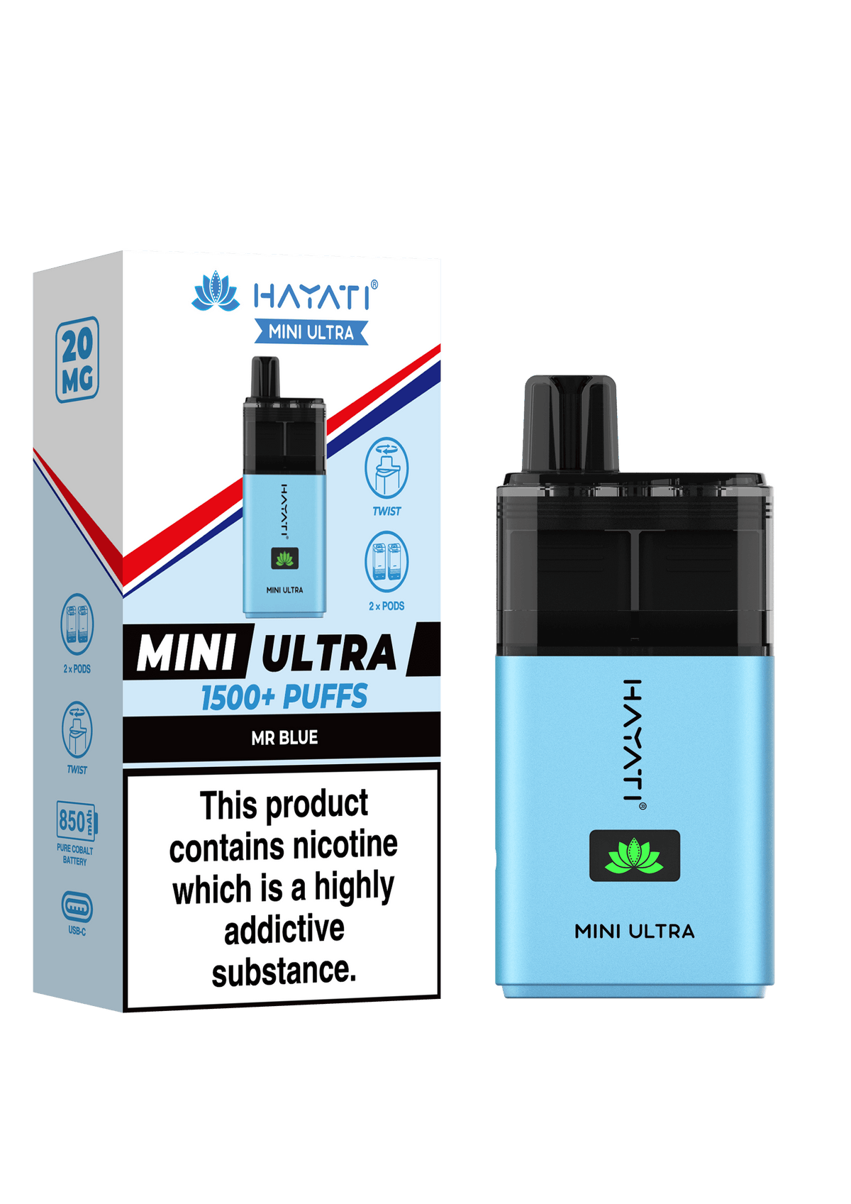Mr Blue Hayati Mini Ultra 1500