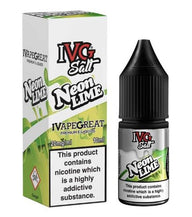 IVG Salts Neon Lime 10ml E-Liquids