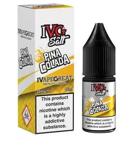 10 Pack Pina Colada IVG Salts 10ml E-Liquids - £19.85 - Vape Store UK | Online Vape Shop | Disposable Vape Store | Ecig UK