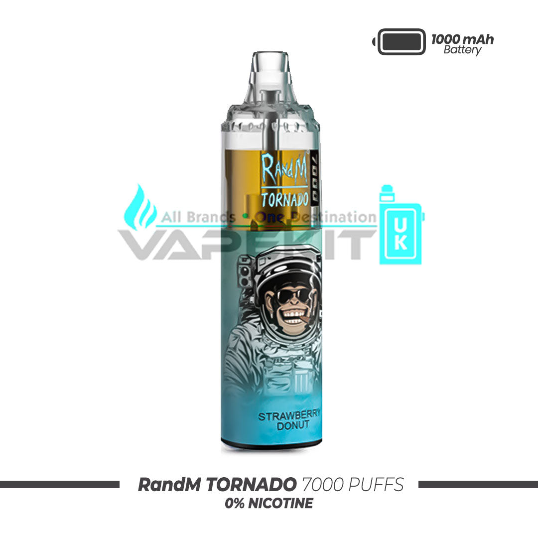 RandM Tornado 7000 Puffs Zero Nicotine Vape -Box of 10 RandM Tornado 7000 Puffs Zero Nicotine Vape -Box of 10