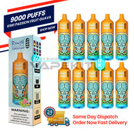 Kiwi Passion Fruit Guava RANDM TORNADO VAPE 9000 PUFFS