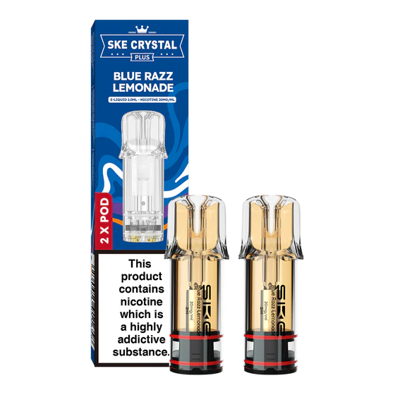 SKE Crystal Plus Prefilled Blue Razz Lemonade Pods