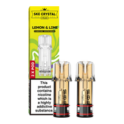 SKE Crystal Plus Prefilled Lemon & Lime Vape Pods