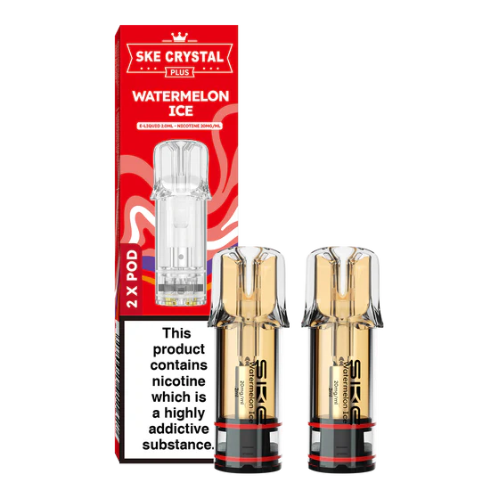 SKE Crystal Plus Prefilled Watermelon Ice Vape Pods