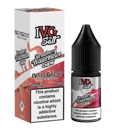 10ml Strawberry Watermelon Chew E-Liquids IVG Salts