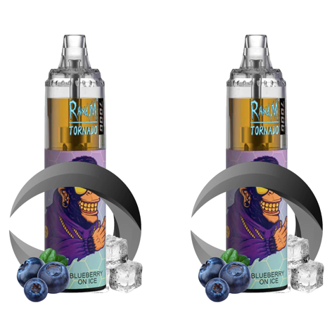 R And M Tornado 7000 Puffs Blueberry On Ice 10 Gorilla Vapes | Cheap