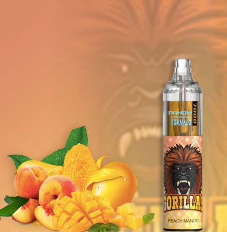 RAndM 7000 Puffs Peach Mango 10 Vapes £76.99