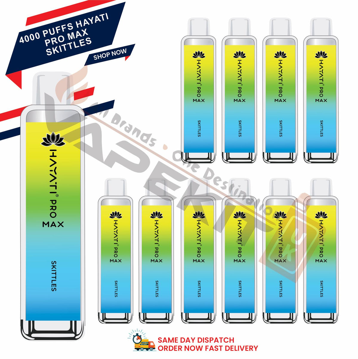 Hayati Pro Max 4000 Skittles prefilled vape
