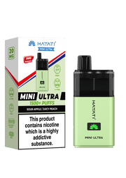 Sour Apple Juicy Peach Hayati Mini Ultra 1500