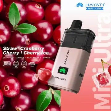 Straw Cranberry Cherry Hayati Mini Ultra