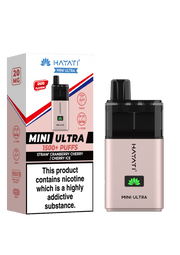 Straw Cranberry Cherry CherryIce Hayati Mini Ultra 1500