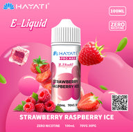 Hayati Pro Max Strawberry Raspberry Ice 100ml 50/50 shortfill e-liquid