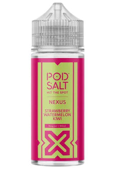 Pod Salt Nexus Strawberry Watermelon Kiwi SHORTFILL E-LIQUID-£9.50 Only