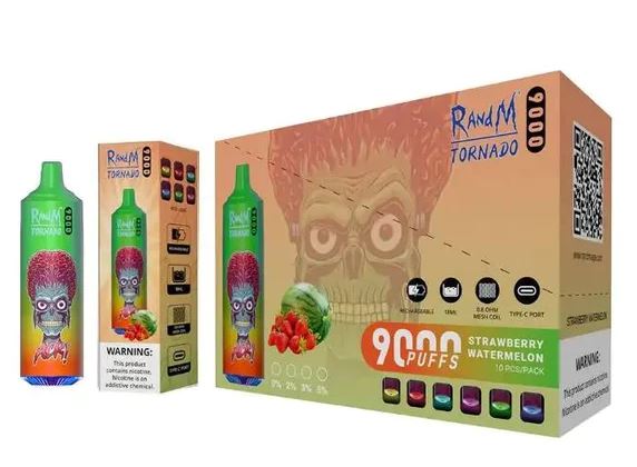 Strawberry Watermelon Randm Tornado 9000 Puff Bar