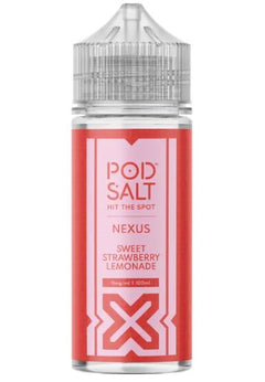 Pod Salt Nexus Sweet Strawberry Lemonade SHORTFILL E-LIQUID-£9.50 Only