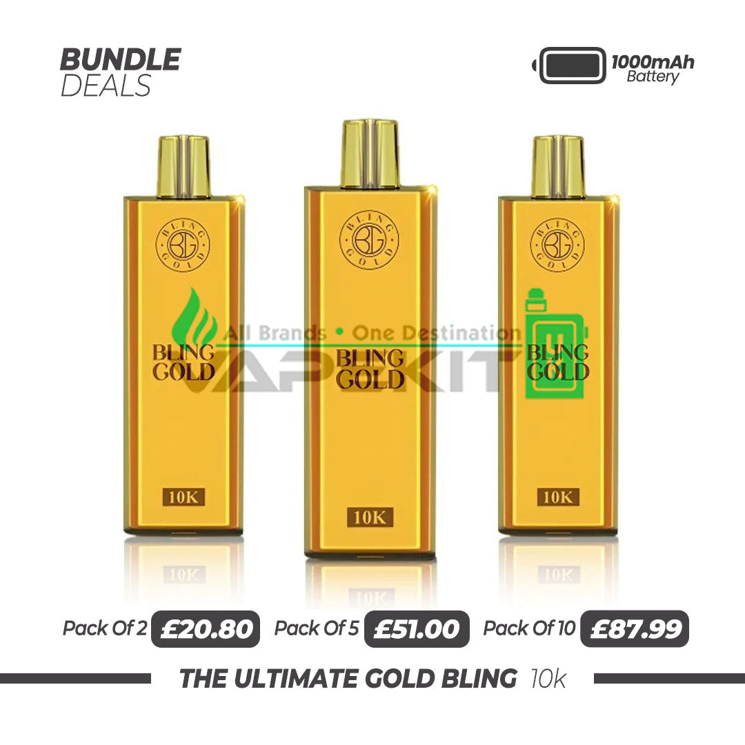 Gold Bling 10000 Puffs Prefilled Vape Gold Bling 10000 Puffs Prefilled Vape