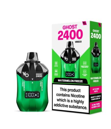 Watermelon Freeze Ghost 2400 Disposable by Vapes Bars