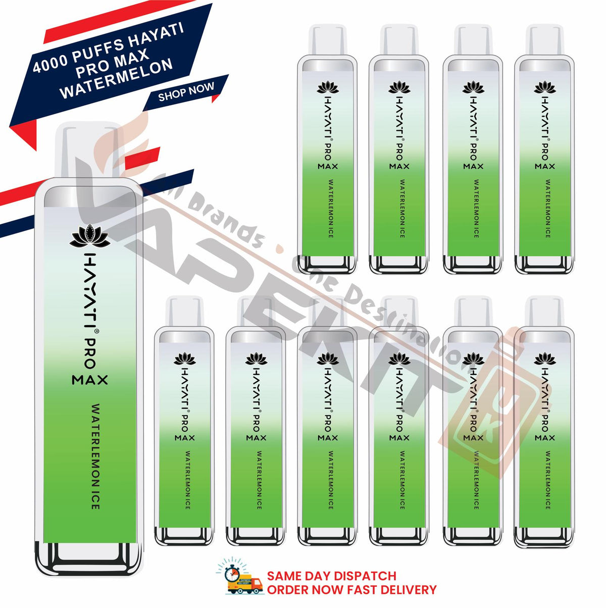 Hayati Pro Max 4000 Watermelon Ice prefilled vape
