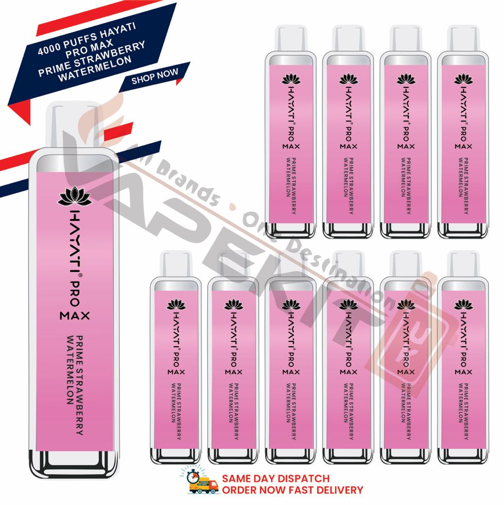 Hayati Pro Max 4000 Strawberry Watermelon prefilled vape