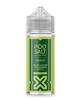 Pod Salt Nexus White Grape Cucumber Apple SHORTFILL E-LIQUID-£9.50 Only