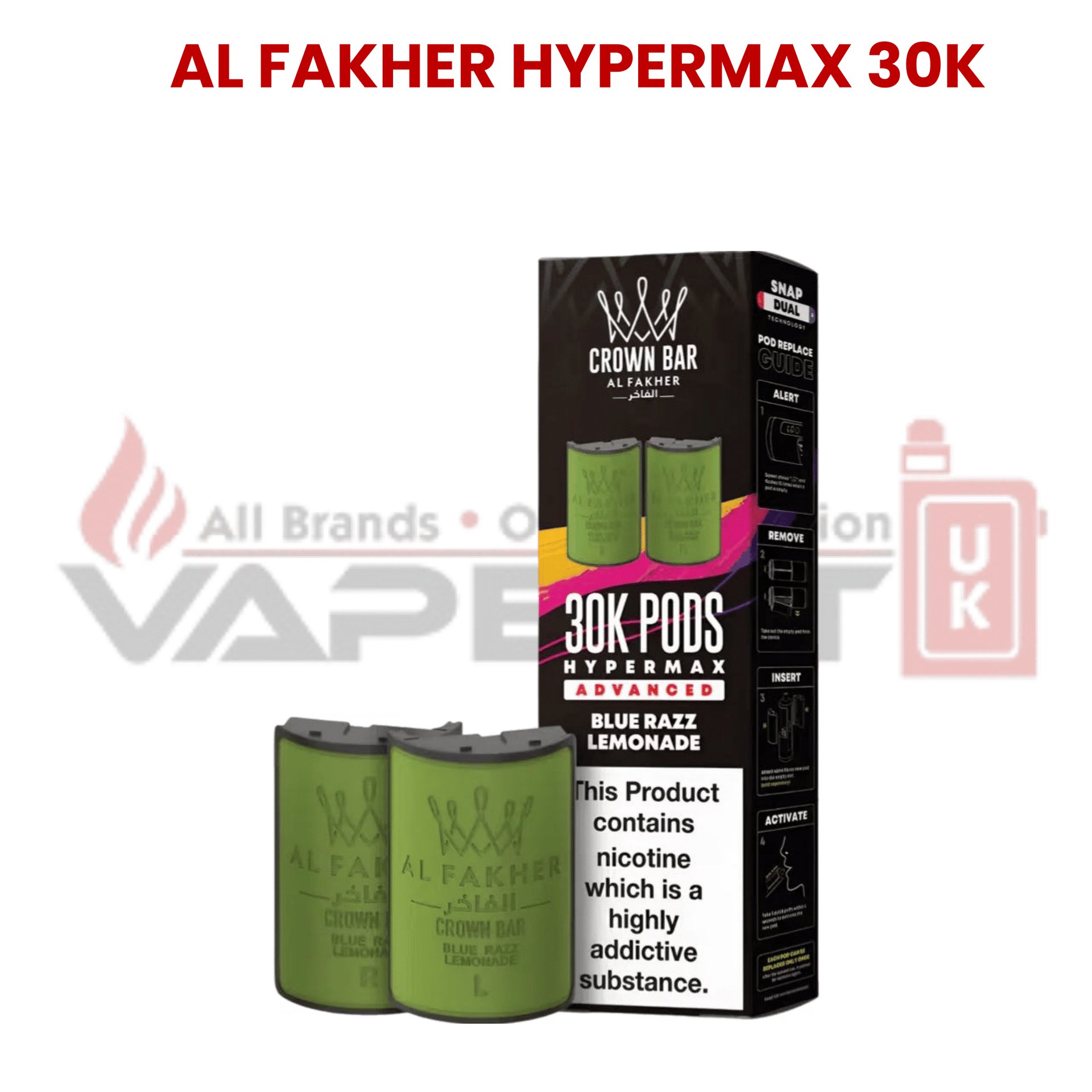 Buy Al Fakher Hypermax 30k Pods & Vape Kit | Best Price UK. Buy Al Fakher Hypermax 30k Pods & Vape Kit | Best Price UK.