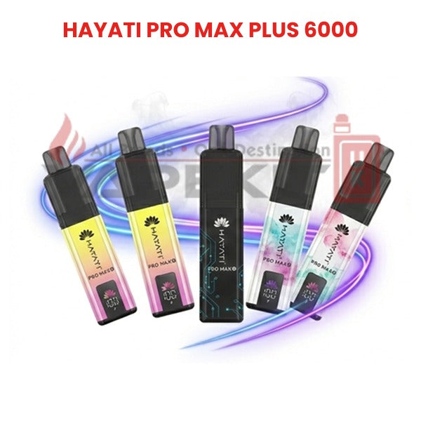 Hayati Pro Max Plus 6000 Puffs Prefilled Vape Kit | £8.99