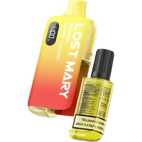 Banana Volcano Lost Mary BM 6000 Box Of 10