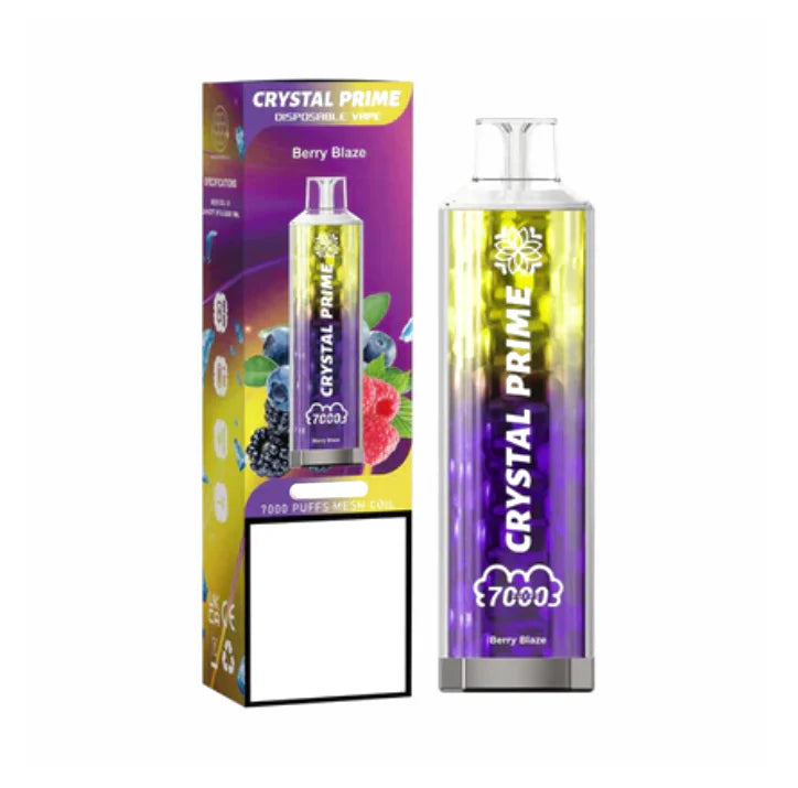 Crystal Prime Disposable Vape Berry Blaze 7000 Puffs