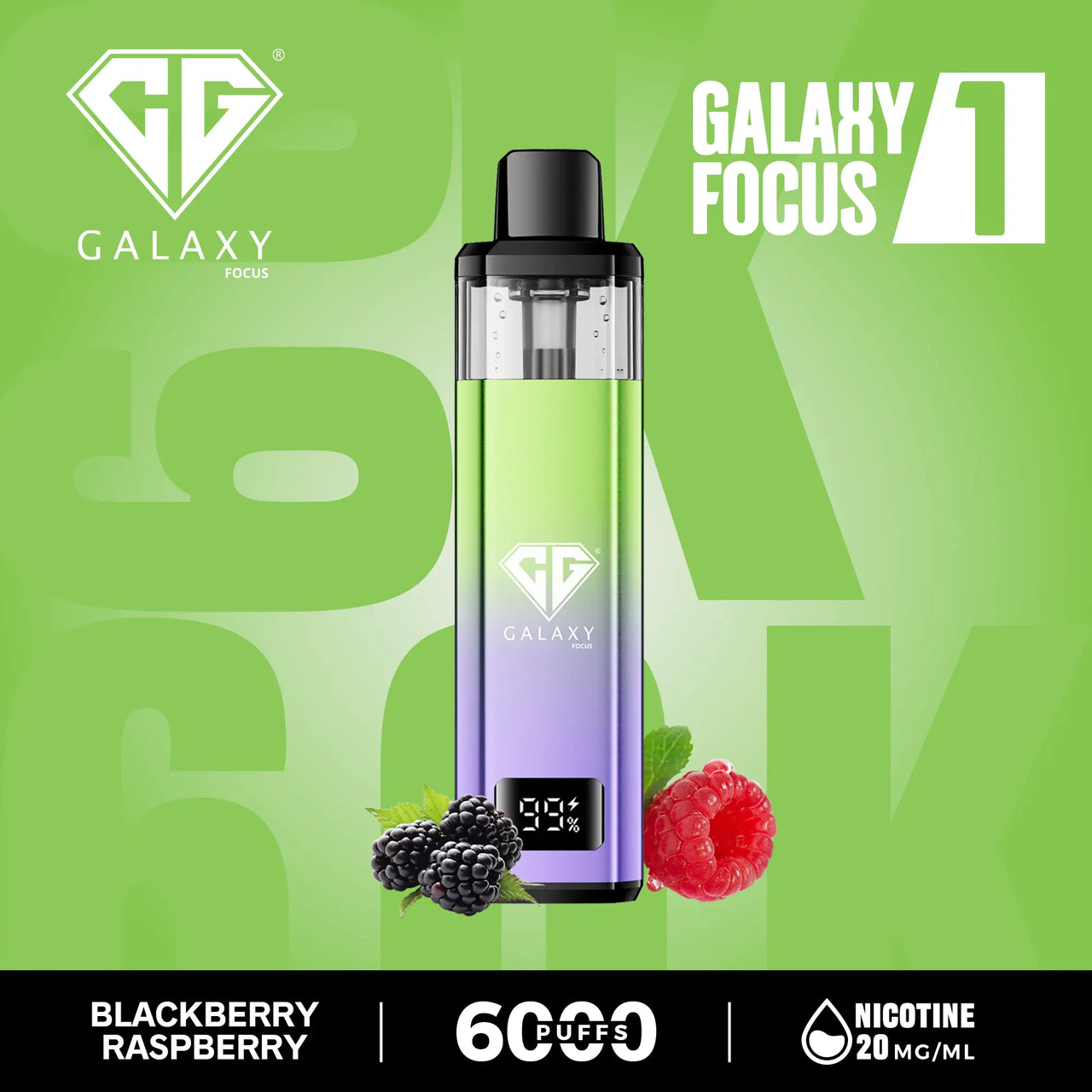 Blackberry Raspberry Crystal Galaxy Focus 6000
