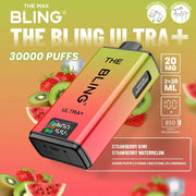 Bling Ultra Plus 30k Puffs Prefilled Pod Vape Strawberry Kiwi/ Strawberry Watermelon