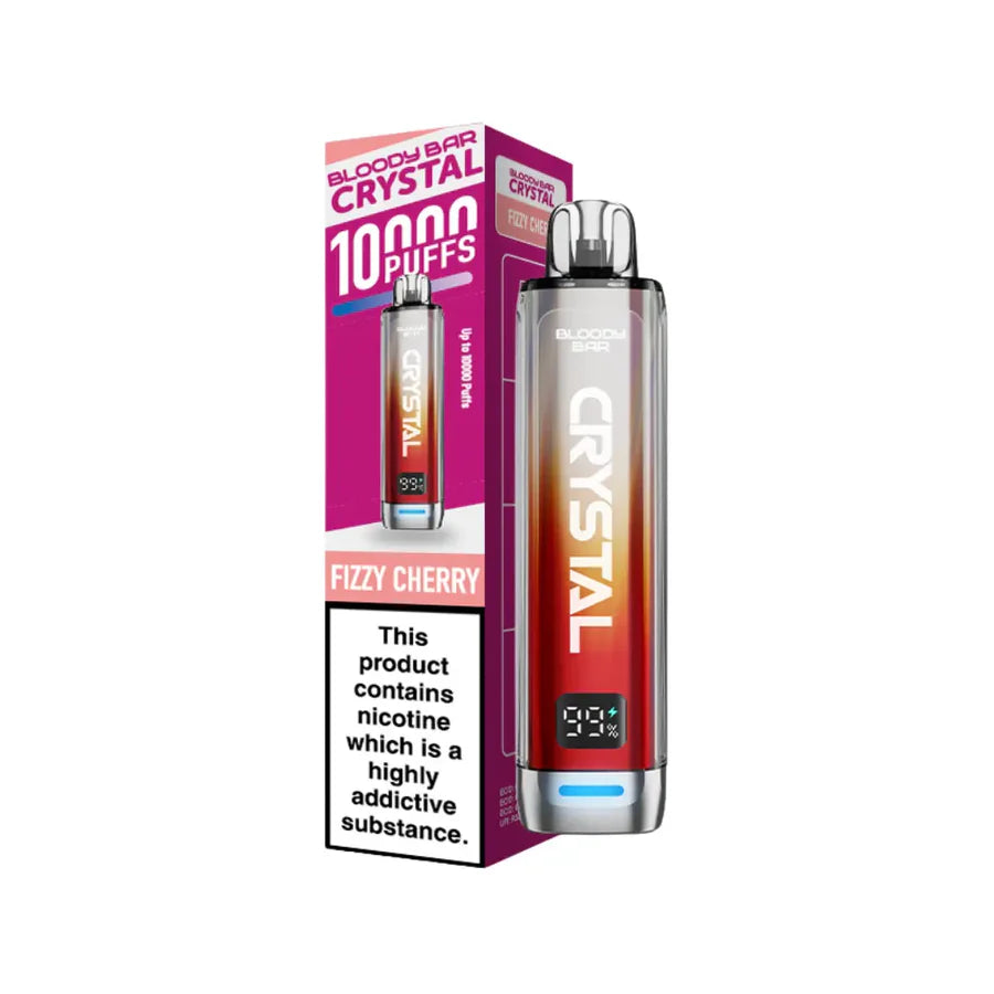 Bloody Bar Crystal 10k Vape Kit Fizzy Cherry