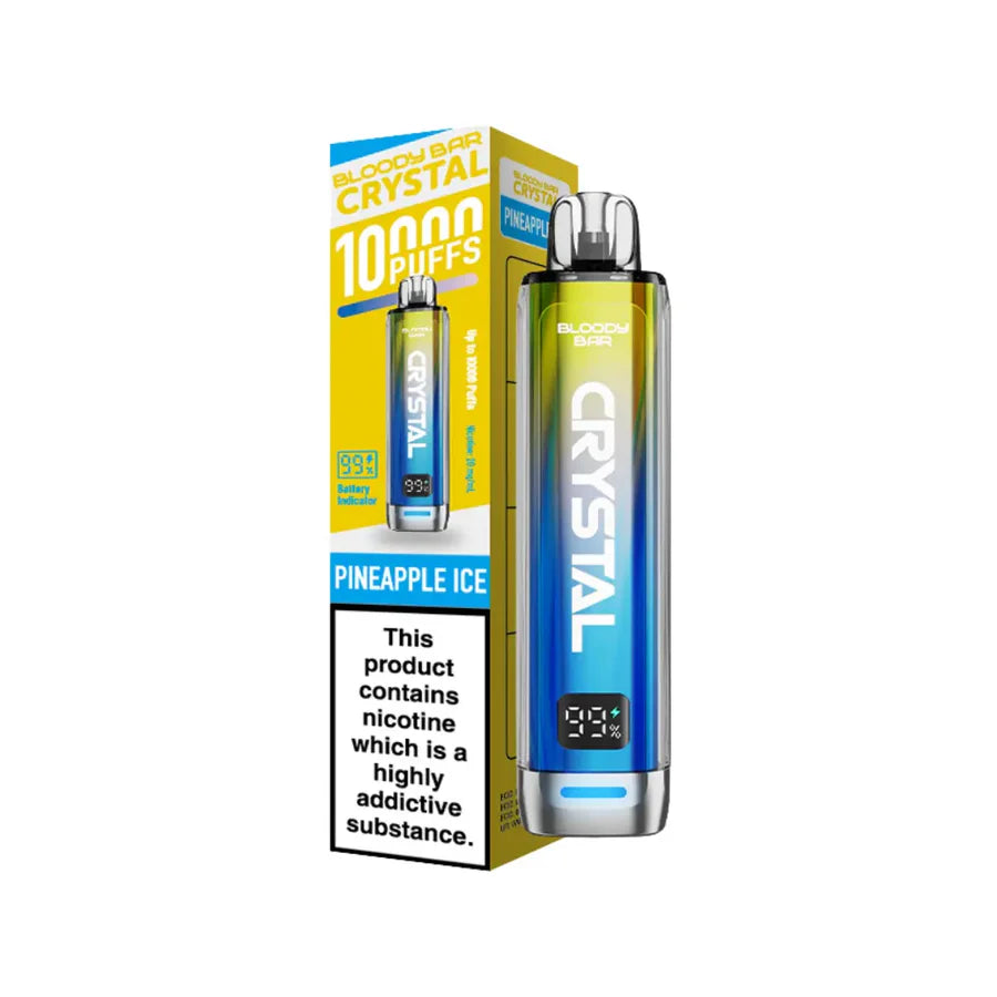 Bloody Bar Crystal 10k Vape Kit Pineapple Ice