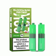 Bloody Bar Twist 20K Prefilled Pods + Refill Containers Fresh Mint/ Spearmint